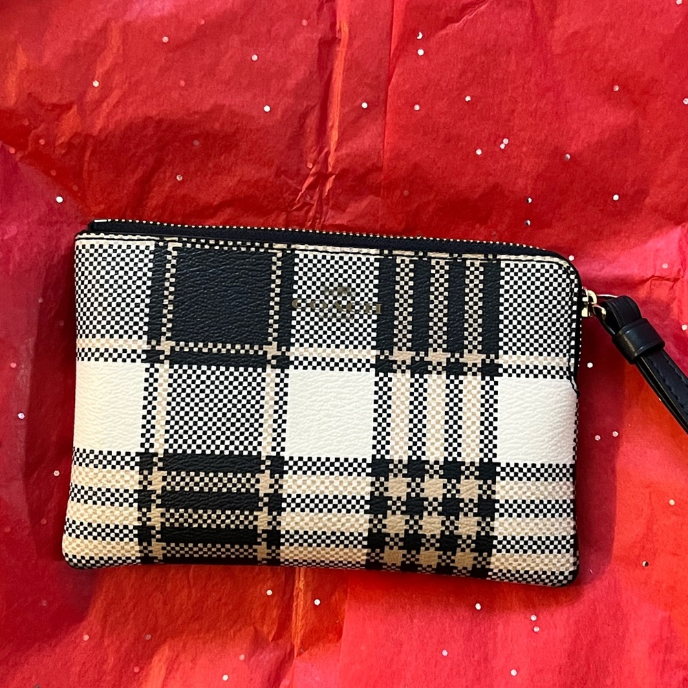 Coach leather pouch or wallet